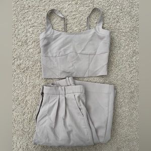 Abercrombie & Fitch Sloane Tailored Pant and Tank Set